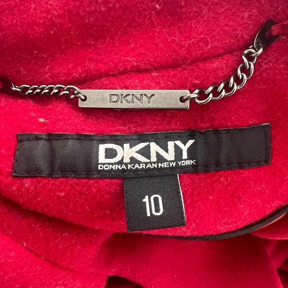 Red DKNY Outdoor Coat - Picture 3 of 3